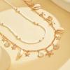 Boho Sexy Fashion Layered Tassel Starfish Waist Belly Chain Women Summer Beach Sea Turtle Conch Shell Pearl Body Chain Jewelry