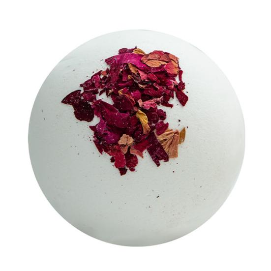 Soothing Bath Bombs 100G Dry Flowers Bombs, Lavender Rose Calendula Essential Natural Ingredients Oils Fizzies Ball, Relaxation Spa Skin Moisturizing