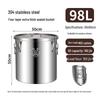 Stainless Steel Sealing Bucket: Insect & Moisture-Proof Rice and Soup Container
