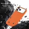 Magnetic Tech Cloth Fabric Phone Case for iPhone 15/16/17 Pro Max with Camera Button Protection.