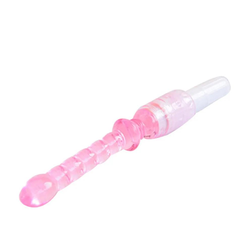 Anal Plug Beads Prostate Massager G-Spot Dildo Vibrator Sex Toys for Men Women Couples Anal Butt Plug Beads Masturbation Dildo