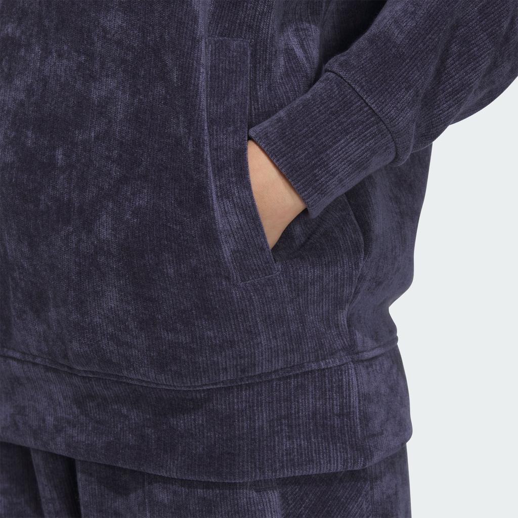 Adidas Originály Útulná mikina se zipem pro ženy Mikiny Tmavě modrá JM8061