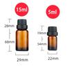 Frasco Inalador de Óleo Essencial com Aroma à Prova de Vazamento Mini Frasco Dispensador de Óleo Essencial Perfumado Inalador