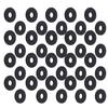 40Pcs Guitar Strap Gasket Bass Belt Button Non Slip Blocks PE Lock Washers Replacement