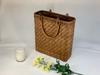 Basket Bag Handmade Wild Grape Bag Basket Bag Tote Bag with Inner Fabric 31cm X Height 24cm X Depth Stylish Japanese Style Kimono Yukata Clothes [Wild