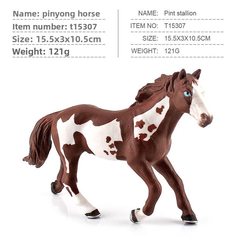 Simulated Steed Horse Pvc Model Collectible Figurine For Kids And Animal Enthusiasts