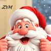 Christmas Home Decorations Peeking Santa Claus Static Window Cling, 3D Effect Holiday Gift for Sticker, Reusable Glass Decal Decor Xmas Party Supplies