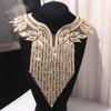 Fashion Beads Applique Delicate Clothing Applique Clothes Patches Applique Patches  Evening Dress