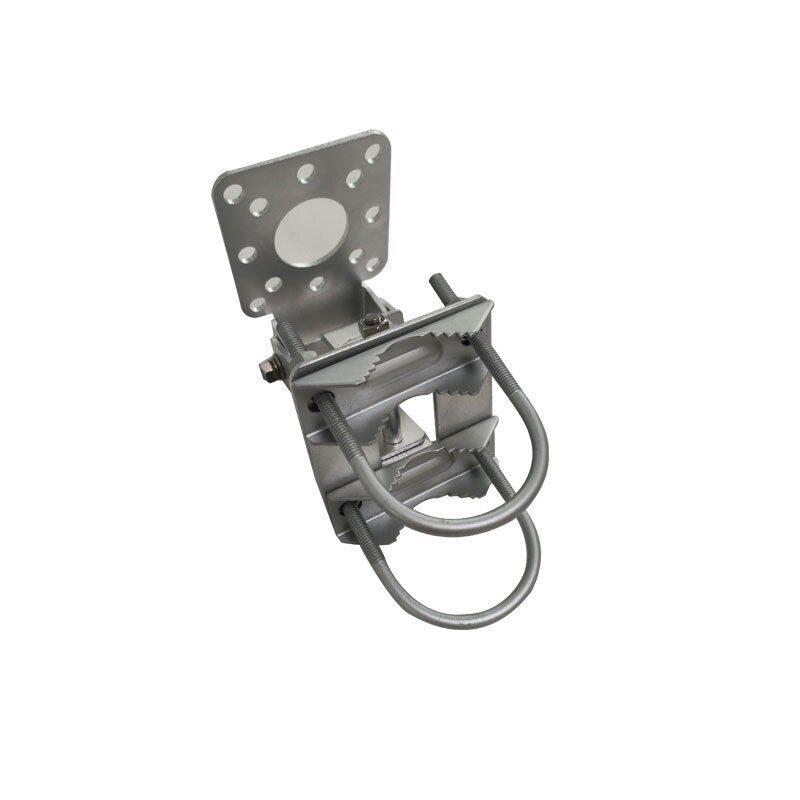

Adjustable Iron Antenna Mount: Multi-Angle Network Bridge Clamp with Dacromet Plating светло-серый