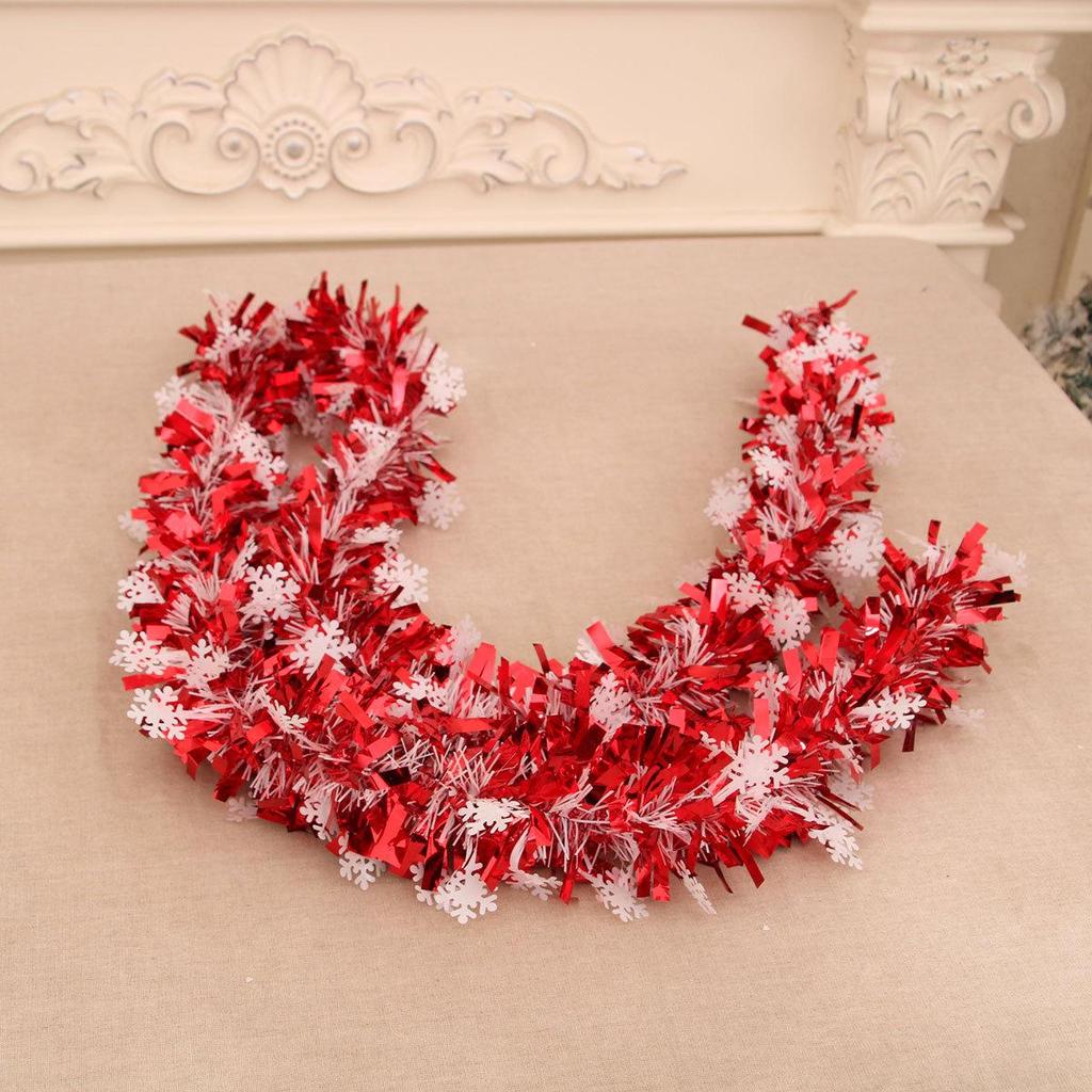 Christmas Tinsel and Garland Ornaments for Holiday Tree Decoration
