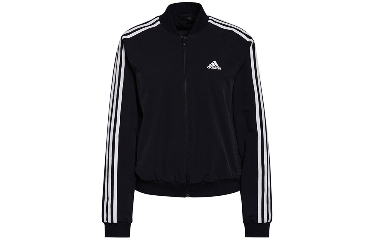 Adidas Jackets Women s Black Baseball Collar Moderate Other GS1352 M