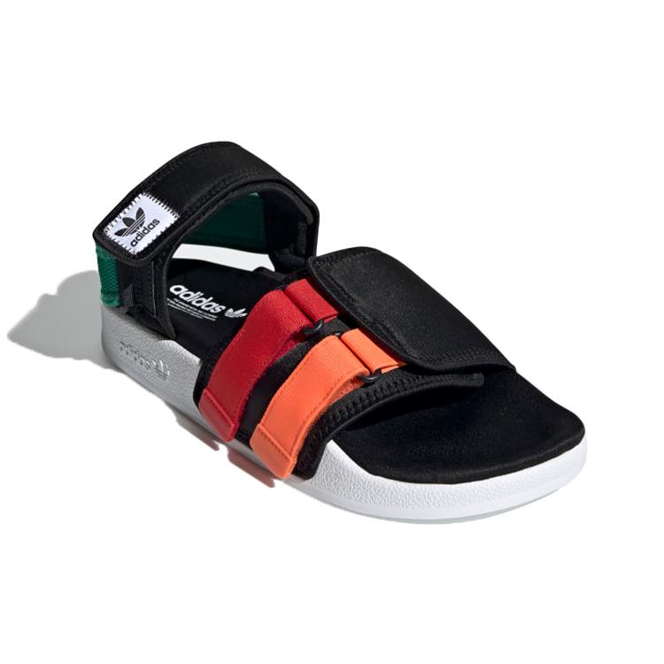 adidas Sandalo Adilette 4.0 'Nero Scarlatto Arancio Vero' GZ8827