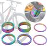 Road Bikes Handlebar Stem Washer Rings Front Fork Bicycles Part Mountain Bicycles Aluminum Alloy Headset Fork Spacers