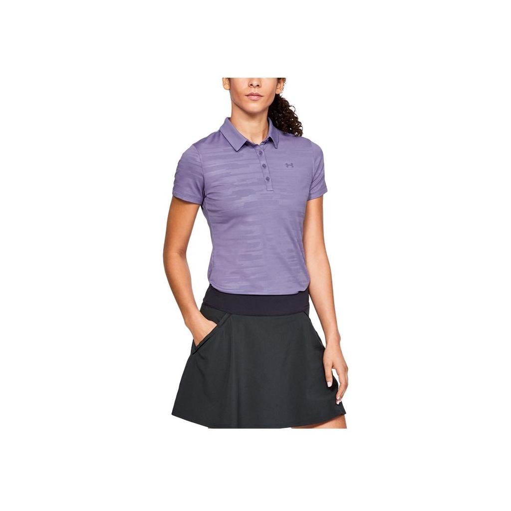 Under Armour Casual Polo Shirt Women tops Purple 1326889-520