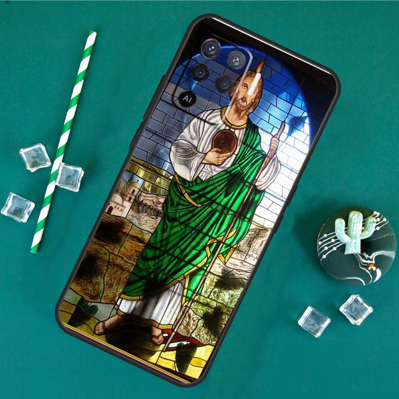 San Judas Case For Oppo A40 A60 A80 A16 A76 A96 A18 A38 A58 A78 A98 A91 A15 A17 A74 A94 A54 A57S Cover