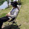 Portable Folding Moon Camping Chair