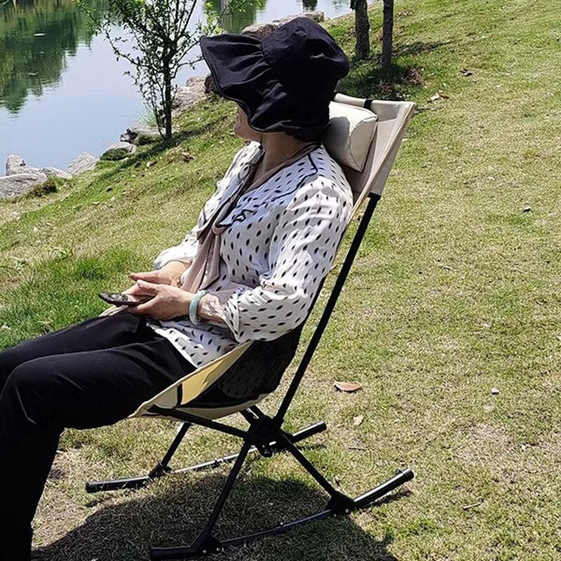 Portable Folding Moon Camping Chair