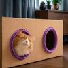 Papkasse Kompatibel Katte Tunnel Børste DIY Samling Kattepleje Legetøj Kæledyrsartikler