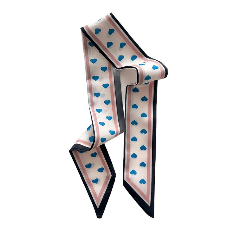 2025 Korean Twill Decorative Ribbon Small Scarf for Women Binding Bag Handle Ribbon Hair Band Small Scarf Headband Lady Tie