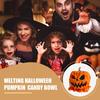 Halloween Candy Bowl Pumpkin Snack Container Funny Decorative Candy Bowl for Table Entryway Buffet Kitchen Wedding Halloween