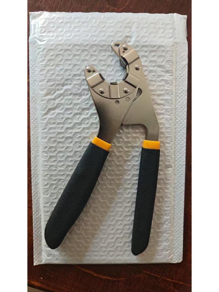 8-Inch Open-End Adjustable Wrench for External Hexagon Hardware