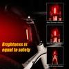 Enhanced Visibility USB Rechargeable LED Bike Rear Light Perfect for Night Riders