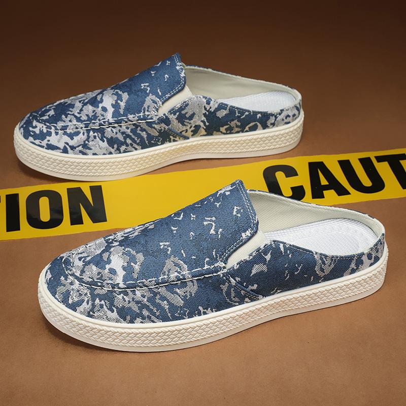 Модная мужская повседневная обувь из парусины — фото 8