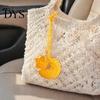 Spooky Interior Car Decoration Rearview Mirror Crochet Hanging Decoration, Knitting Grim Reaper Ghost Moon Star Snowman Ornament, Halloween