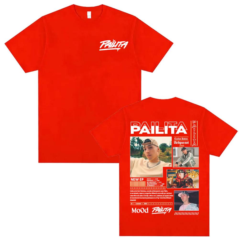 

Rapper Pailita Music Album 2026 Tour Graphic Tshirt Men Women Fashion Gothic Summer T Shirts 100 Cotton Short Sleeve T Shirt S