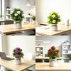 Elegant Foam Rose Arrangement With Decorative Ribbon For Wedding Party And Photography Props