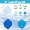24 Pezzi/Set Cubetti di Ghiaccio Riutilizzabili per Whisky Pietre Resistenti all'Usura Estive Cubetti di Ghiaccio per Whisky Accessori in Plastica