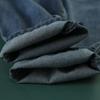 Spring Fall Women Baggy High Waist Harem Jeans Woman Casual Big Pocket Ankle Length Denim Pants Oversize Vintage