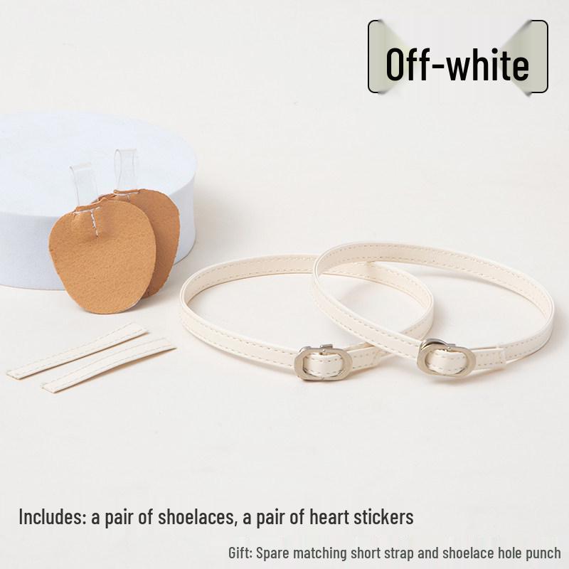 Non-Slip High Heel Strap with Suede Matte Finish - Secure Tie-Up Buckle Design