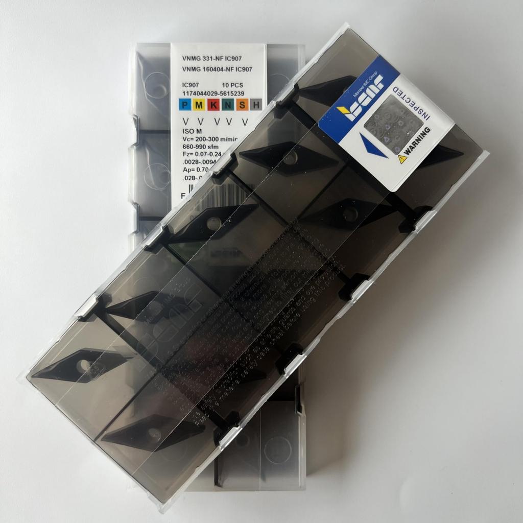 ISCAR / VNMG160404-NF IC907 / Industrial Indexable Carbide Inserts 10 Pcs