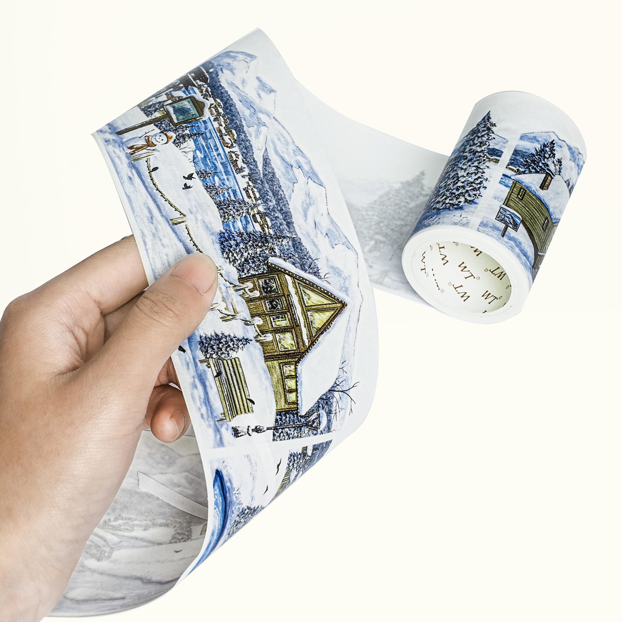 2025 Winter Die-Cut Washi Pet Tape Theme New WT Ice and Snow World Ice