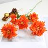5 Heads Artificial Flower High Simulation Silk Material Realistic Texture Lifelike Bellis Perennis