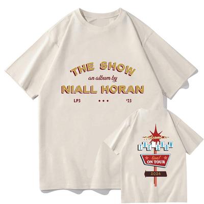 Niall Horan T-shirt Unisex Anime Mens Short Sleeve Streetwear Oversized Crewneck 100% Cotton Clothing Tops