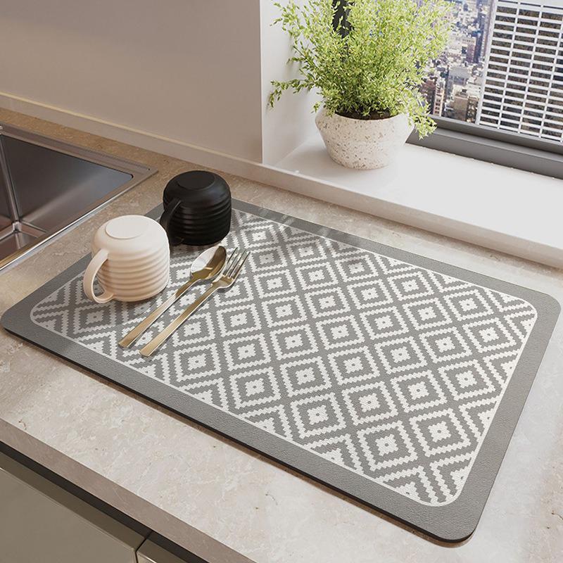 Absorbent Non-Slip Heat-Resistant Kitchen Drainage Mat