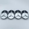 4Pcs 75MM/60MM Car Tire Wheel Center Hub Cap Covers For Mercedes Benz Badge Emblem Rim Cover Auto Style Decorate Accessories