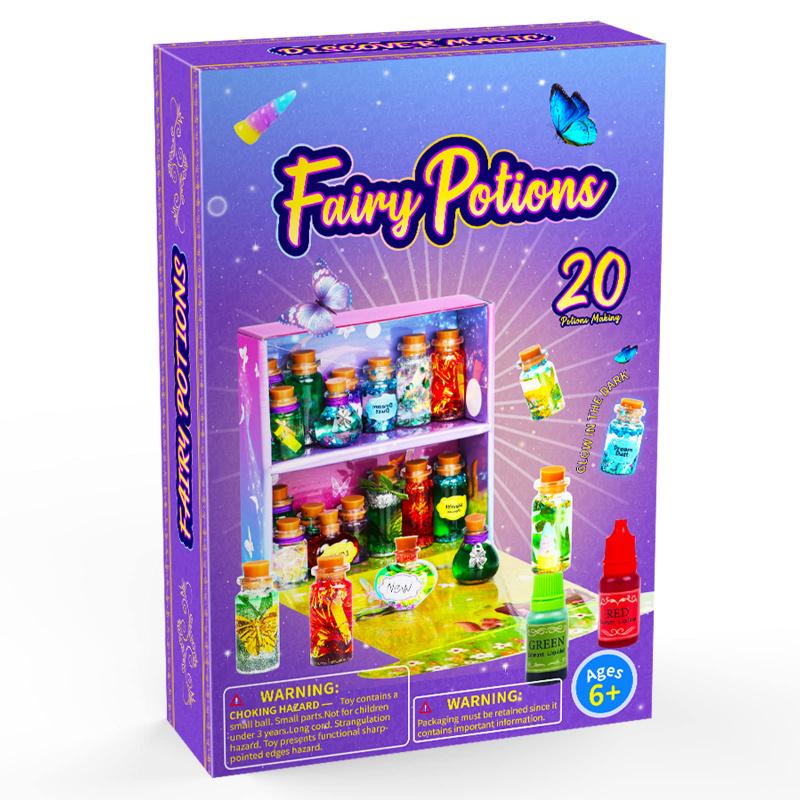 Witch'S Brew Diy Potion Set, Creative Fantasy Role Play Toy For Kids, Safe Washable Science Experiment Kit Perfect Birthday Gift