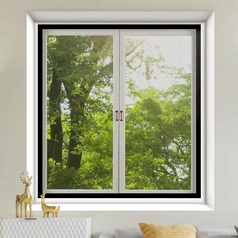 Einfacher Mückenschutz Kein Bohren erforderlich Moskitonetz Fenster Selbstklebend Mückenschutzgitter Heimtextil Garten