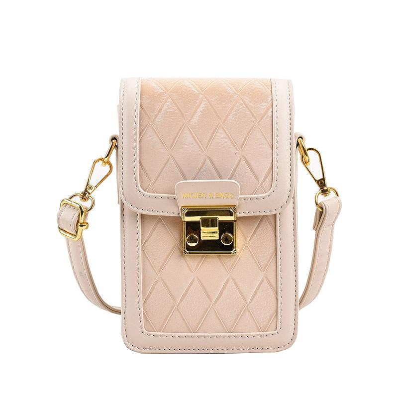 Summer small fresh bag women 2025 new trendy shoulder bag popular fashion messenger mobile phone bag small square bag