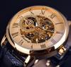 Forsining Men's Retro Skeleton Mechanical Watch
