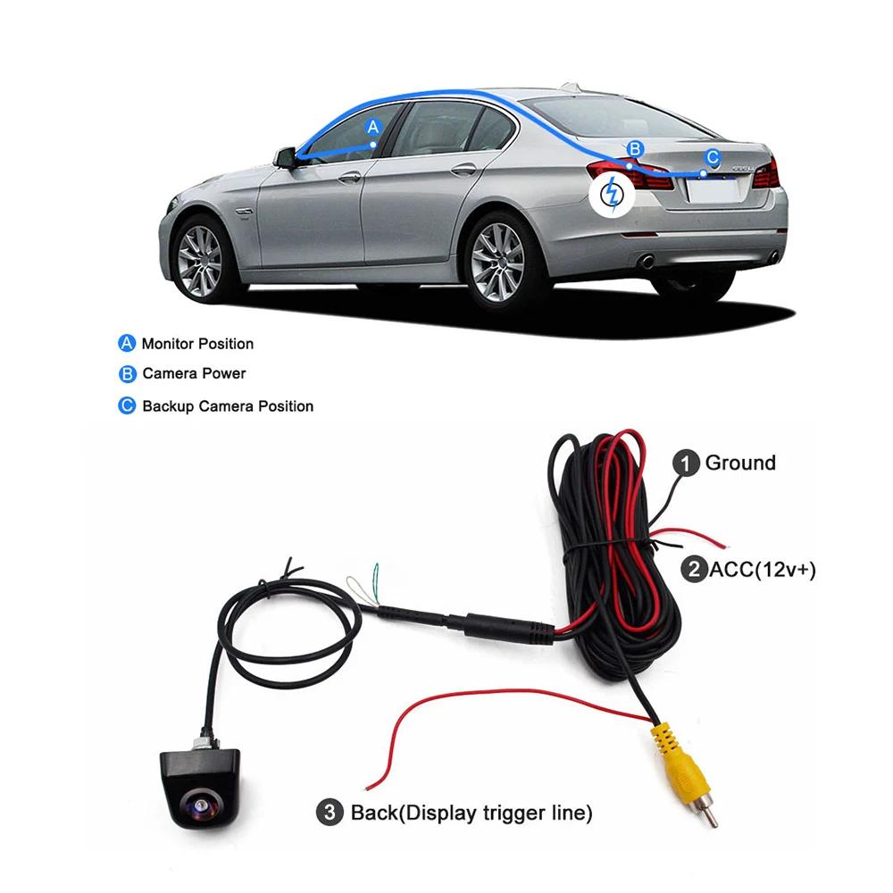 Smartour car reversing camera 170 degree HD night vision auto  rear view Fishey Front view  view camera for Universal camera