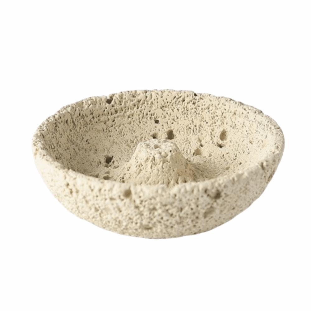 Cement Cement Incense Burner Concrete Texture Plug in Incense Stick Stand Planetary Style Multi-functional