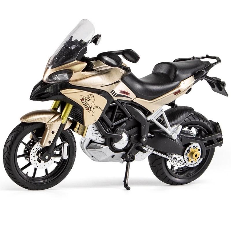 

1/12 Ducati MTS Enduro Motorcycle Model Diecast Toy Vehicles Collection Autobike Shork-Absorber Off Road Autocycle Toys Car Gift золотой