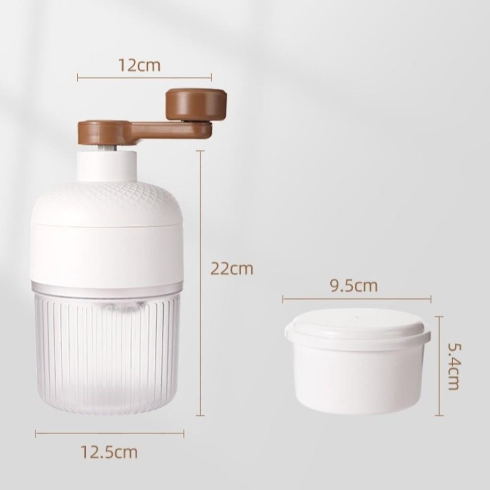 Mini Shaved Ice Machine Manual Operation Hand Operated Ice Maker Portable Ice Crusher  Kitchen Tool