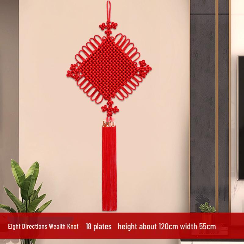 Chinese Knot Red Pendant - Spring Festival Living Room & Entrance Decoration