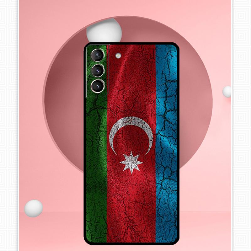 Azerbaijan Flag Case For Samsung Galaxy S24 Ultra S20 S21 S22 S23 S25 Ultra S9 S10 Plus S25 FE Cover Funda