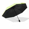 1pc Ice Cream Pattern Automatic Folding Umbrella - 8-Rib Automatic Open/Close, Portable Collapsible Compact Umbrella yy251218046